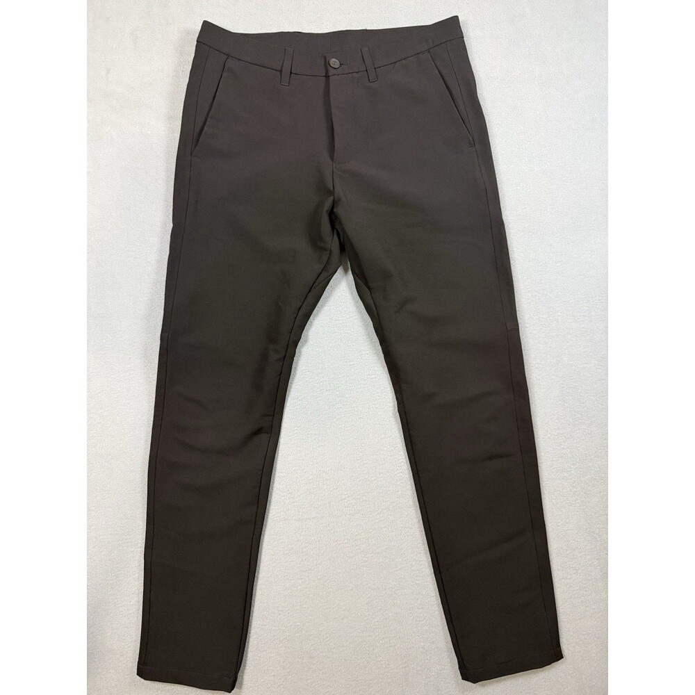 Hugo Boss BOSS T-Motioner Slim Fit Stretch Flat Front Dress Pants Black 32R
